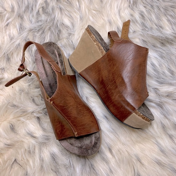 Brown Sandal Heels - Picture 1 of 1